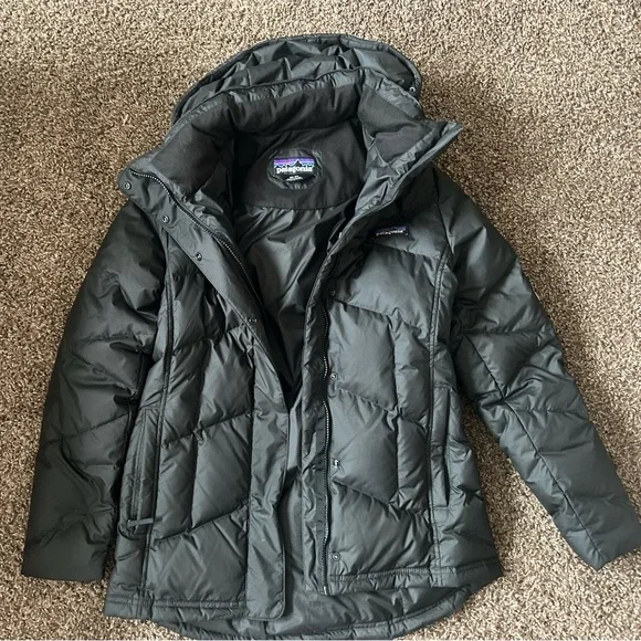 Patagonia Black Quilted Jacket - Picture 1 of 4